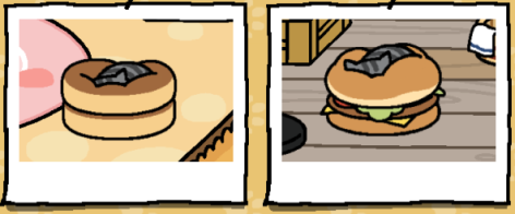 burger hot cake pose 2